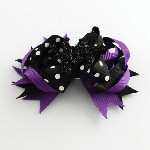 Halloween Hair Bows for Girls Halloween Gift for Daughter 6 Styles (10 of each) - Picture 7 of 12